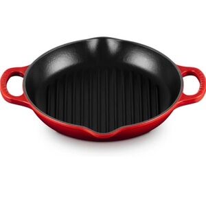 Le Creuset Orange Cast Iron Grill Pan